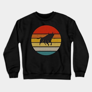 vintage bull Crewneck Sweatshirt